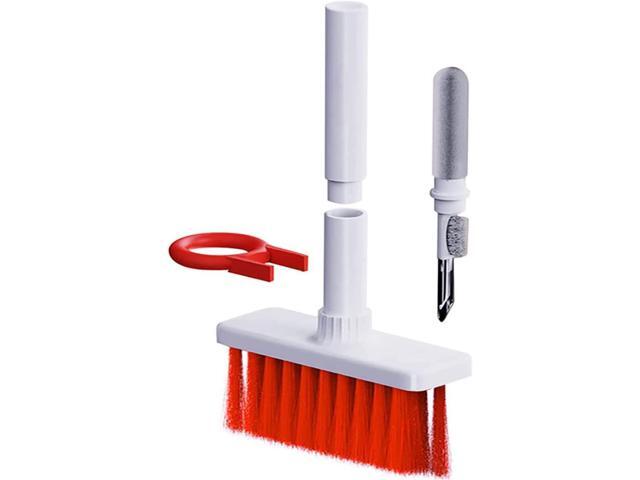 Multi-Function 5 in 1 Keyboard Brush Cleaner Kit Bluebooth Earphone Soft Brush Cleaning Tools Computer Keycap Puller Dust Remover Keyboard Brushes...