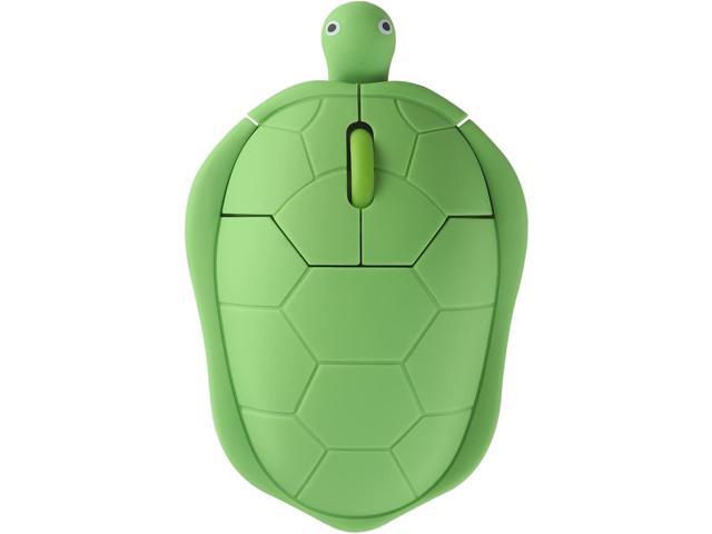 YOCUNKER Wireless Mouse 2.4Ghz Turtle Shape Cute Animal Design M Size Silent Click USB Optical Mouse Lightweight Cute Character Mouse for Kids...