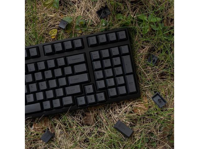 mintcaps PBT Gray Keycaps Set 144 Keys Cherry Profile DYE-Sub Custom ISO ANSI Keycaps for 61 64 87 104 108 Cherry MX Switches Mechanical Keyboards