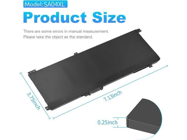 SA04XL Battery for HP Envy X360 Battery Replacement 15m-ds0011dx 15m-dr0012dx 15m-dr0011dx 15m-ds0xxx 15m-dr0xxx 15t-dr100 15m-dr1xxx 17t-cg100...