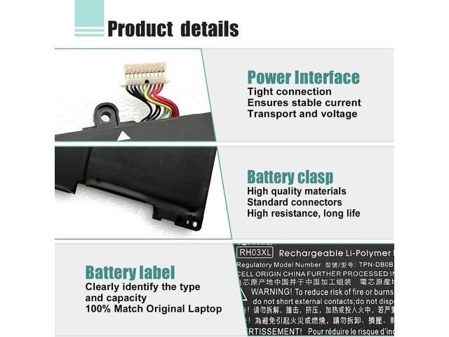 BOWEIRUI RH03XL M01524-1D1 M02027-005 Laptop Battery Compatible with HP ProBook 430 440 445 450 630 640 650 G8 Series HSTNN-IB9Q HSTNN-OB1T...