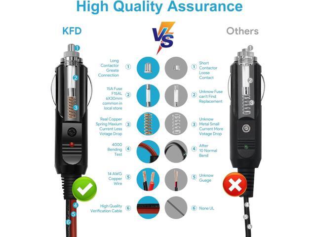 for Panasonic Toughbook Car Charger, KFD 12V-24V DC Adapter CF-AA5713AM for Panasonic Toughbook CF-19 CF-52 CF-53 CF-54 CF-18 CF-29 CF-30 CF-31...