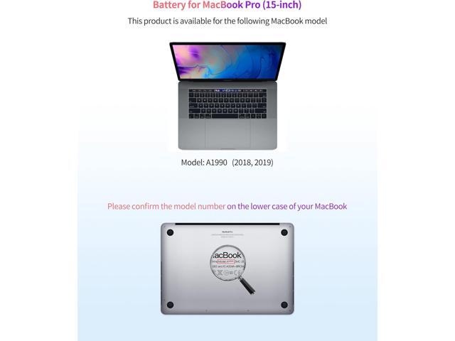ASMARK Battery Replacement for MacBook Pro A1990(2018, 2019) 15-inch A1953 Battery