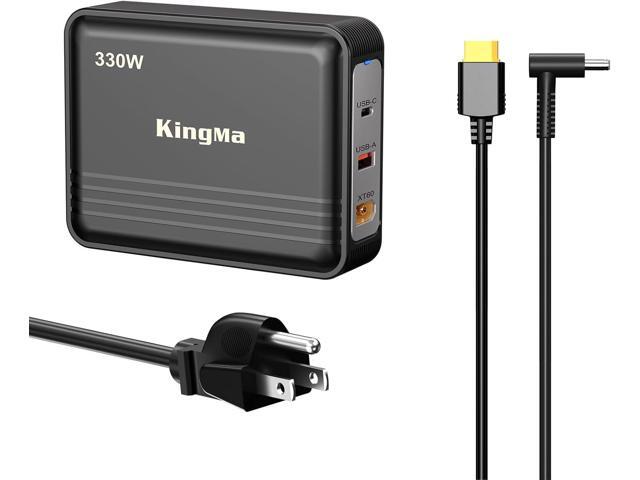 330W Universal Gaming Laptop Charger for HP (20V/16.5A), XT60 Port with 45-30mm Cable,3-Port Portable Travel Adapter, PD3.0 Fast.