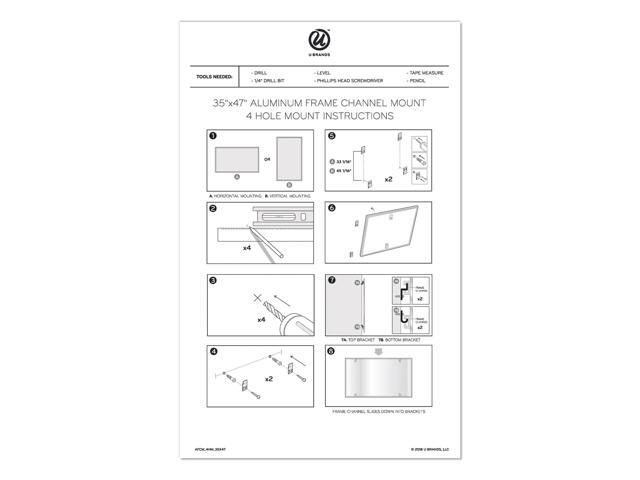 PINIT Magnetic Dry Erase Board, 48 x 36 Inches, Silver Aluminum Frame UBR2807U0001