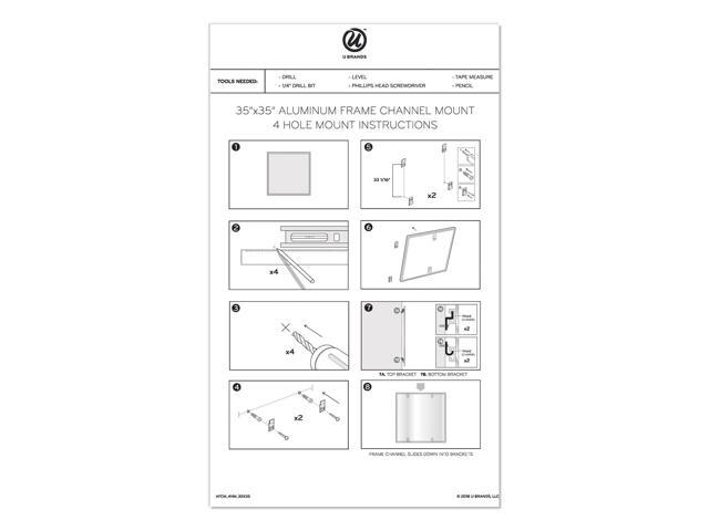 PINIT Magnetic Dry Erase Calendar Board, 36 x 36 Inches, Silver Aluminum Frame UBR2902U0001