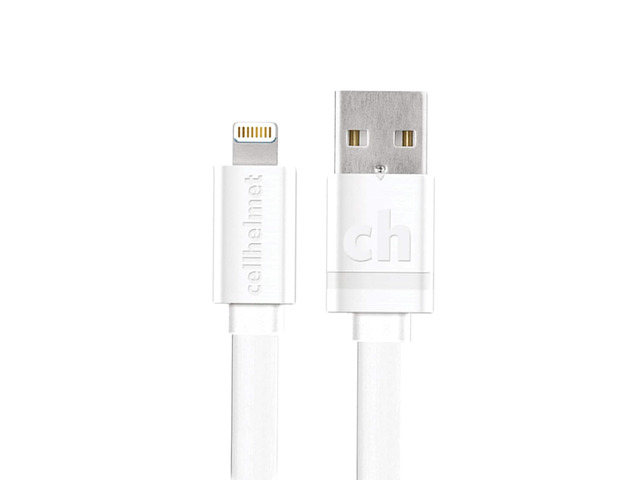 cellhelmet 2.4-Amp Single-USB Car Charger with USB-A to Lightning Flat Cable 3