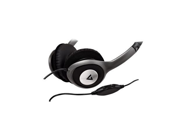 V7 Deluxe Stereo Headphones with Volume Control Black - image 7
