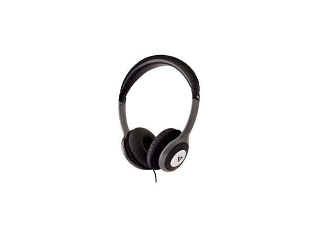V7 Deluxe Stereo Headphones with Volume Control Black - image 6