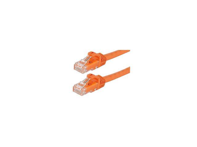 Monoprice Cat6 Ethernet Patch Cable - 2 Feet - Orange Network Internet Cord - RJ45, Stranded, 550Mhz, UTP, Pure Bare Copper Wire, 24AWG -...