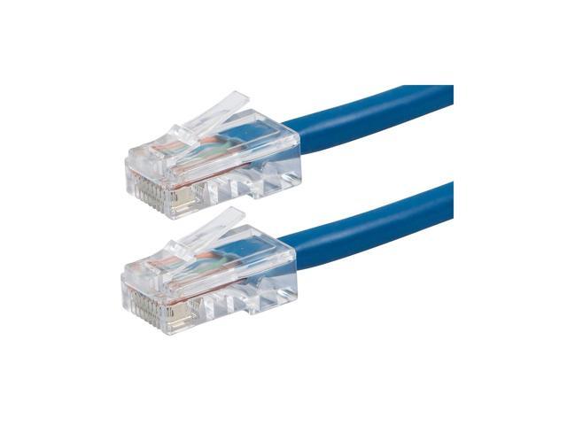 Monoprice Cat6 Ethernet Patch Cable - 50 Feet - Blue Network Internet Cord - RJ45, Stranded, 550Mhz, UTP, Pure Bare Copper Wire, 24AWG - Zeroboot...