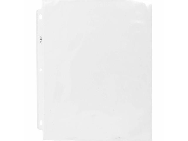 Business Source Sheet Protectors Top Load 2.0mil 11'x8-1/2' 200/PK Semi-CL 74448