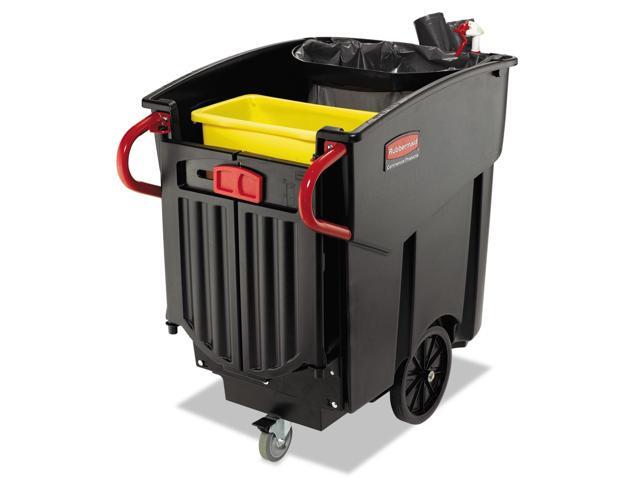 Rubbermaid Commercial Products Janitor Cart Black FG9W7300BLA
