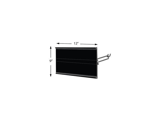 Azar Displays Extended Graphic Sign Holder 9 x 12-inch 600912-BLK