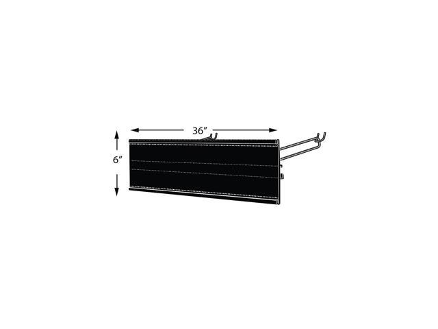 Azar Displays Graphic Sign Holder 6 x 36-inch 600636-BLK