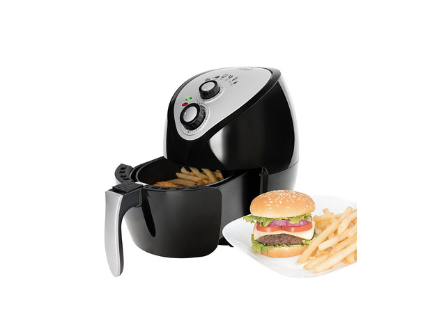 Premium Levella 2.65L Air Fryer with Rapid Hot Air Circulating System Black