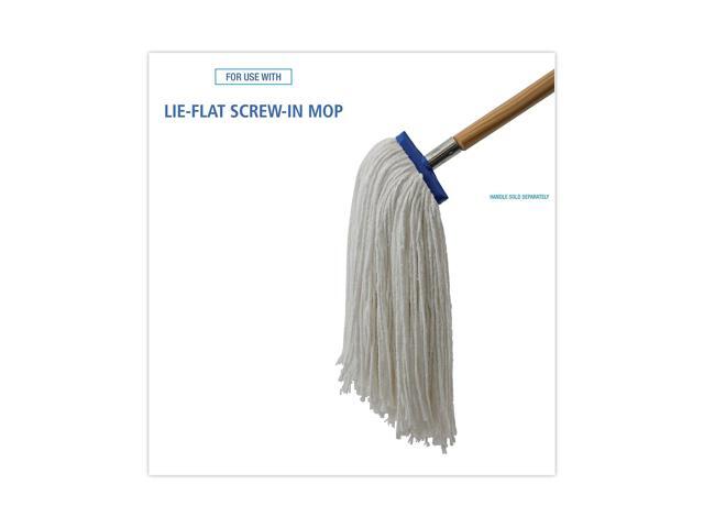 Boardwalk Cut-End Lie-Flat Wet Mop Head Rayon 16oz White 12/Carton 716RCT