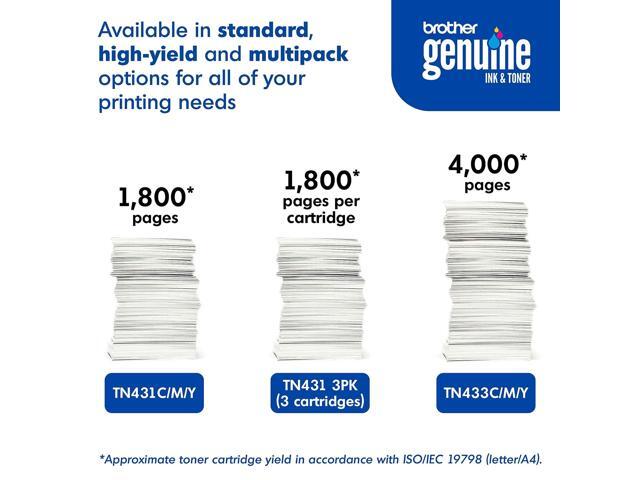 Brother TN221 Standard Yield Color Toner Cartridge 3-Pack - image 6