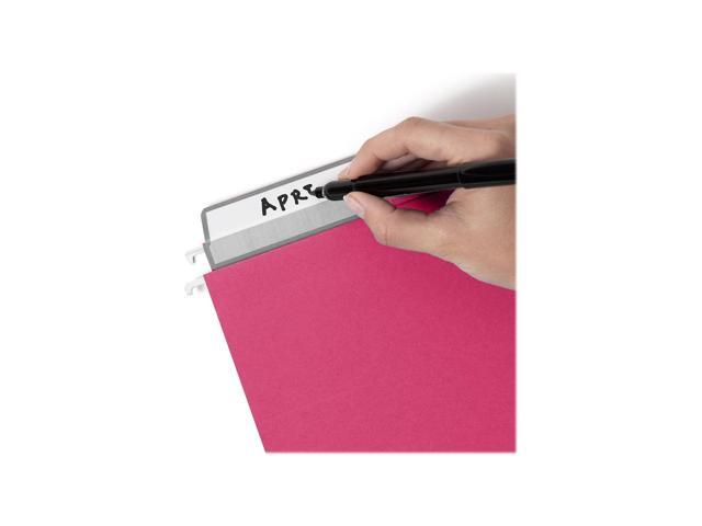Smead Protab 10% Recycled Hanging File Folder 3-Tab Letter Size Red 20/Box (64197)