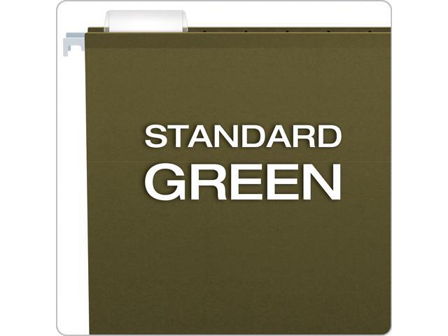 Pendaflex X-Ray Hanging File Folders 1/5 Tab Letter Standard Green 25/Box 415215