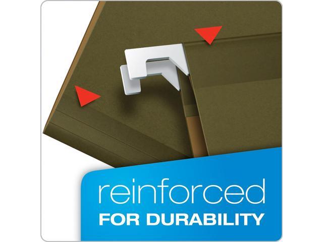 Pendaflex X-Ray Hanging File Folders 1/3 Tab Letter Standard Green 25/Box 415213