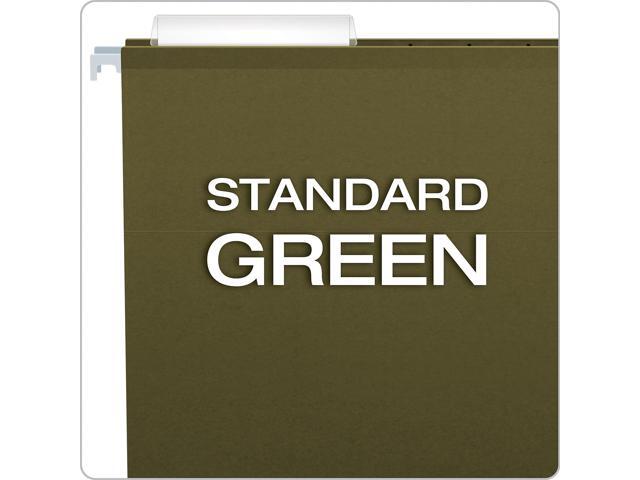 Pendaflex X-Ray Hanging File Folders 1/3 Tab Letter Standard Green 25/Box 415213