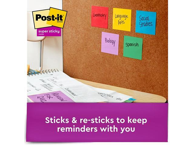 Post-it Super Sticky Notes 3' x 3' Electric Yellow 90 Sheets/Pad 503687