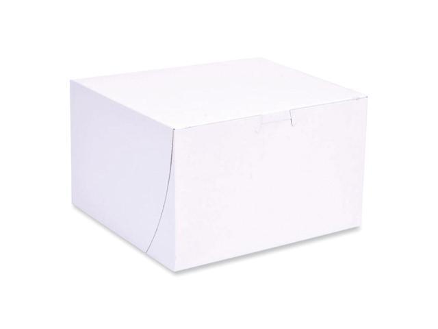 Southern Champion Tray SCT Bakery Boxes Standard 8 x 8 x 5 White Paper 100/Carton 1545