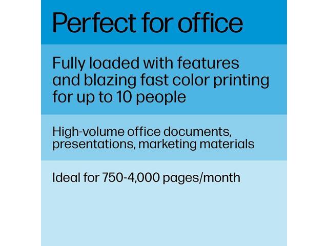 HP - LaserJet Pro 4301fdn AI-Enabled Color All-in-One Laser Printer - White/Blue - image 12