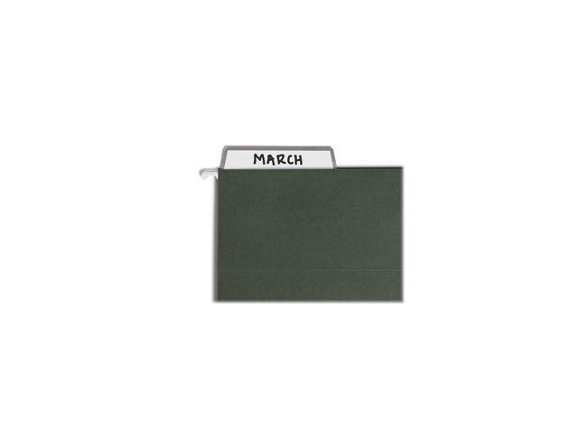 Smead ProTab 100% Recycled Hanging File Folder 3-Tab Letter Size Standard Green 20/Box (64195)