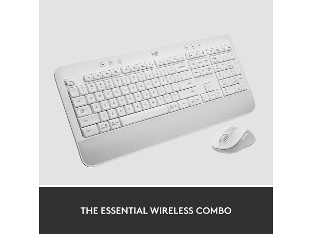 Logitech - Signature MK650 Combo for Business Full-size Wireless Membrane Keyboard and Mouse Bundle with Secure Logi Bolt Receiver - Off-White - image 6