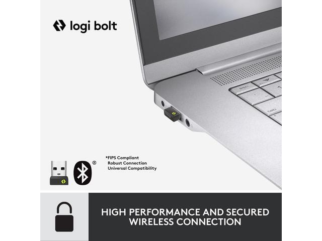 Logitech - Signature MK650 Combo for Business Full-size Wireless Membrane Keyboard and Mouse Bundle with Secure Logi Bolt Receiver - Off-White - image 3