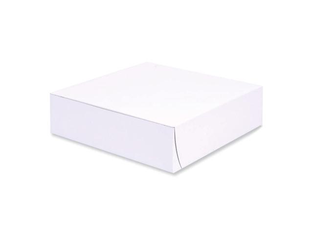 Southern Champion Tray SCT Bakery Boxes Standard 9 x 9 x 2.5 White Paper 250/Carton 1553