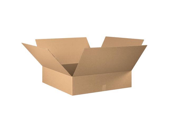 Partners Brand Flat Corrugated Boxes 28' x 28' x 8' Kraft 10/Bundle (28288)