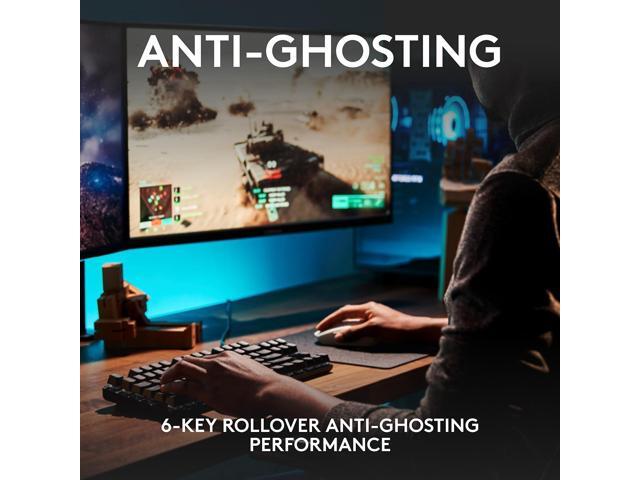 Logitech - G413 TKL SE Tenkeyless Wired Mechanical Tactile Switch Gaming Keyboard for Windows/Mac with Backlit Keys - Black - image 12