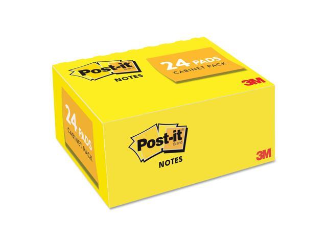 Post-It Notes Value Pk 24 Pads Canary Yellow 1 1/2 X 2 65324VAD
