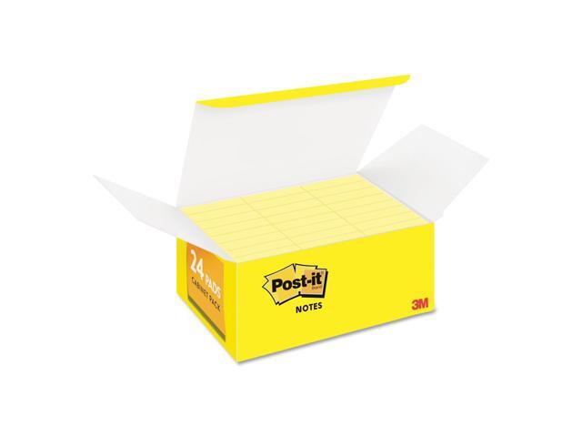 Post-It Notes Value Pk 24 Pads Canary Yellow 1 1/2 X 2 65324VAD