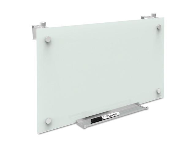 Quartet Infinity Magnetic Glass Dry Erase Cubicle Board 18 x 30 White PDEC1830