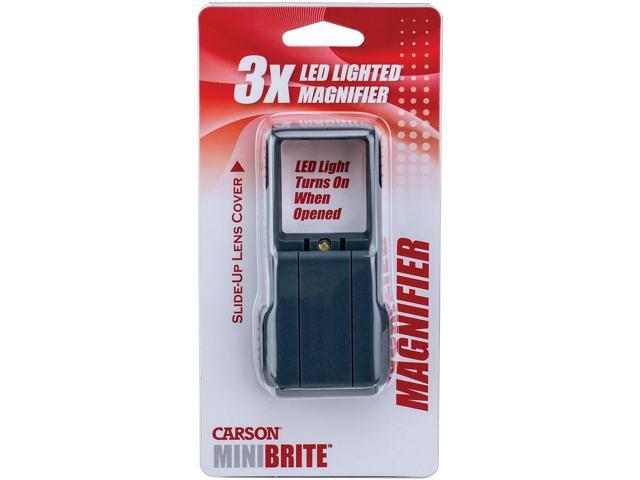 Carson Optical MiniBrite 3x Slide-Out LED Magnifier CSNPO25