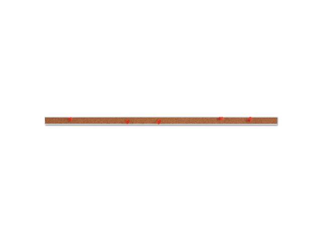 UNIVERSAL Cork Bulletin Bar Brown 24 x 1 43424
