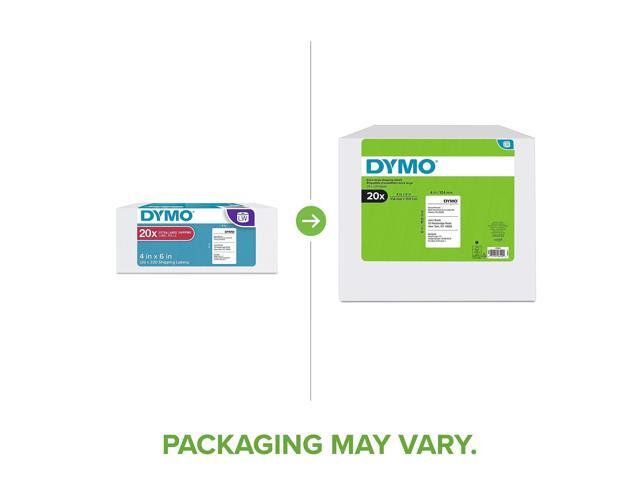 Dymo Labels LabelWriter 6'Wx4'H 20 RL/PK White 2050829