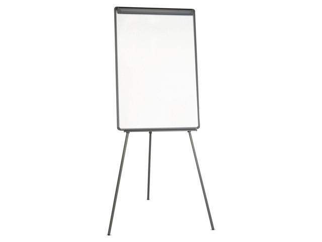MasterVision Basic Tripod Melamine Presentation Easel 22 1/2 x 42 White/Black EA2300045