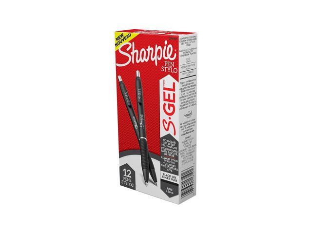 Sharpie S-Gel S-Gel Retractable Gel Pen Fine 0.5 mm BLK Ink 2096145