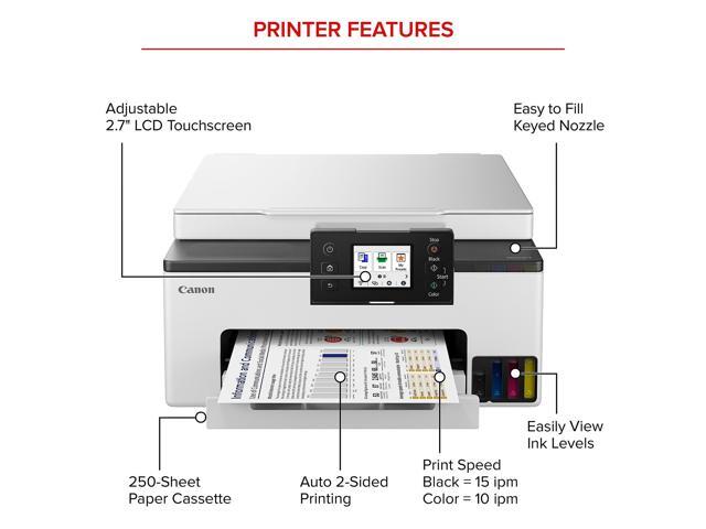 Canon MAXIFY GX1020 Inkjet Printer All-in-One Supertank Print Scan Copy (6169C002)