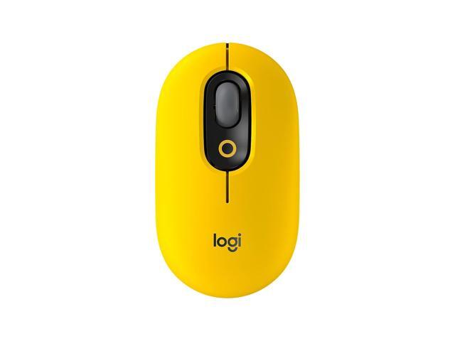 Logitech POP Mouse with Customizable Emojis for Windows & Mac - Blast Yellow