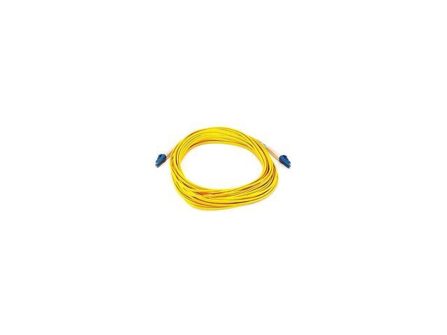 Monoprice Fiber Optic Cable - 10 Meter - Yellow LC to LC, 9/125 Type, Single Mode, Duplex