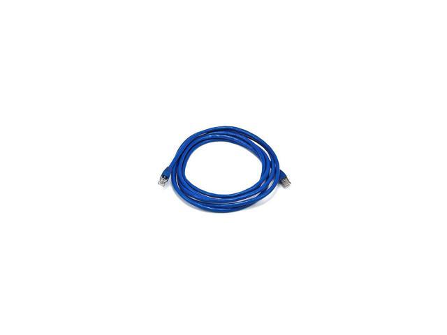 Monoprice Cat6A Ethernet Patch Cable - 10 Feet - Blue Snagless RJ45, Stranded, 550Mhz, STP, Pure Bare Copper Wire, 10G,26AWG