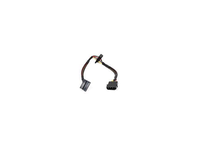 Monoprice 12-inch 4-pin MOLEX Male to 2x 15-pin SATA II Female Power Cable w/Net Jacket