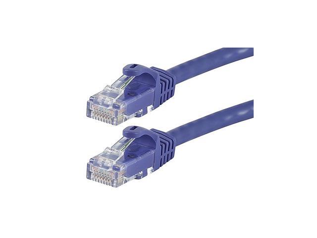 Monoprice Cat6 Ethernet Patch Cable - 3 Feet - Purple Network Internet Cord - RJ45, Stranded, 550Mhz, UTP, Pure Bare Copper Wire, 24AWG -...