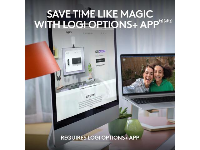 Logitech - MK955 Signature Slim Full-size Wireless Keyboard and Mouse Combo for Windows and Mac with Quiet Typing and Clicking - Graphite - image 10